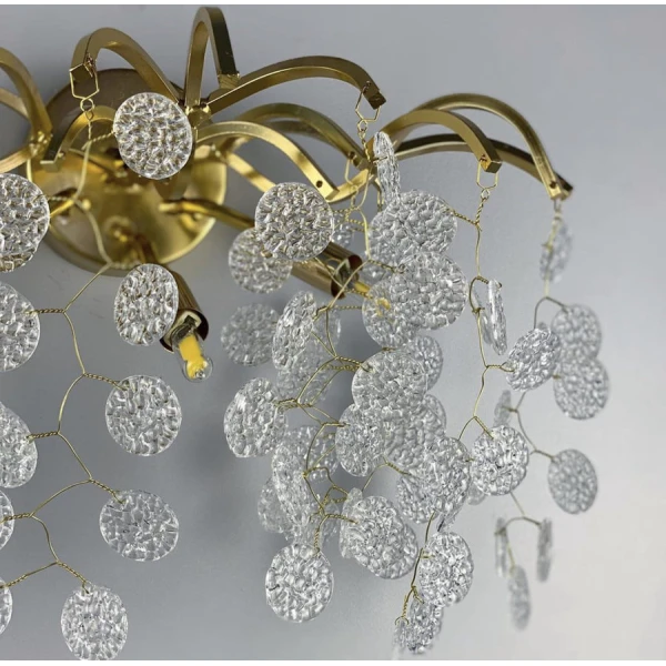 Настінний світильник (бра) Line.F Y 28 G9 золотий 688_964 - Фото 2