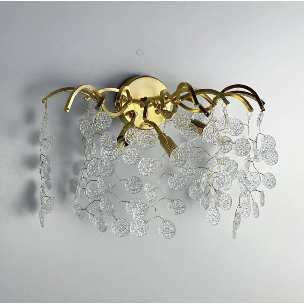 Настінний світильник (бра) Line.F Y 28 G9 золотий 688_964 - Фото 1