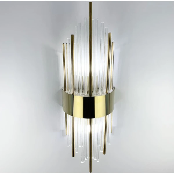 Настінний світильник (бра) Line.F J 881 AB E14 латунний 937_1391 - Фото 8