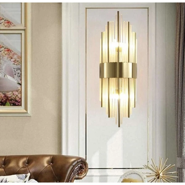 Настінний світильник (бра) Line.F J 881 AB E14 латунний 937_1391 - Фото 2