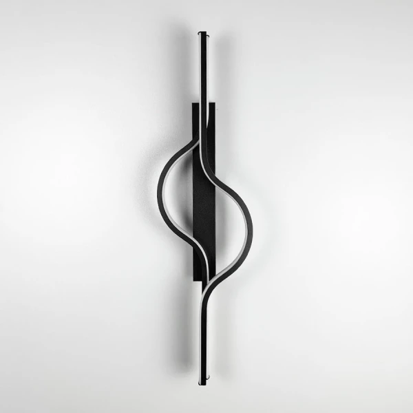 Настінний світильник (бра) Line.F 23Вт 4000K чорний 2600_5684 - Фото 9