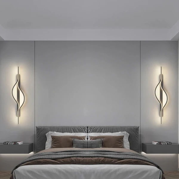 Настінний світильник (бра) Line.F 23Вт 4000K чорний 2600_5684 - Фото 5