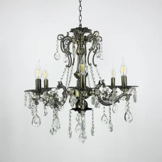 Line.F 11549 E14 бронзовий 3099_6324. Люстра свічка