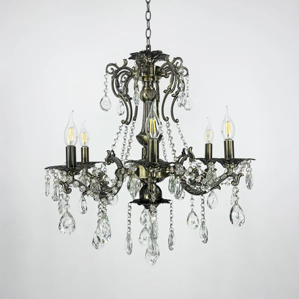 Люстра свічка Line.F 11549 E14 бронзовий 3099_6324 - Фото 1