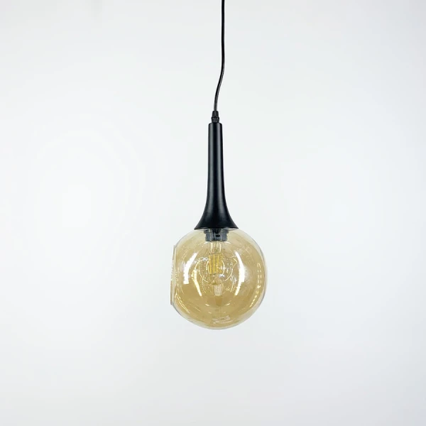 Підвісний світильник Line.F 11810 E27 чорний 1965_3022 - Фото 4