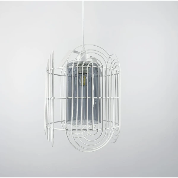 Підвісний світильник Line.F 12018 E27 білий 841_1263 - Фото 2