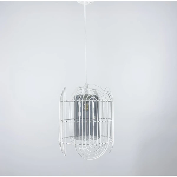 Підвісний світильник Line.F 12018 E27 білий 841_1263 - Фото 1