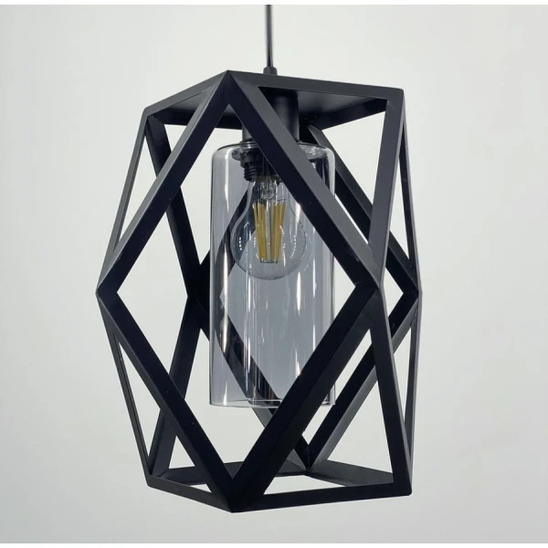 Підвісний світильник Line.F 12172 E27 чорний 1045_1584 - Фото 3