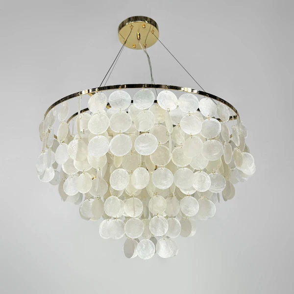 Люстра класична Line.F 1537 GD E14 золотий 3203_6449 - Фото 9