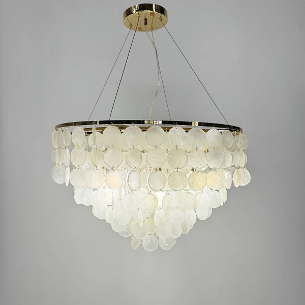 Люстра класична Line.F 1537 GD E14 золотий 3203_6449 - Фото 7