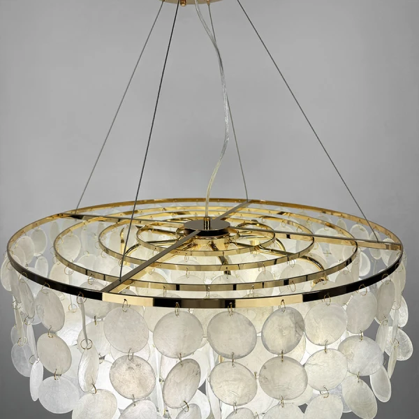 Люстра класична Line.F 1537 GD E14 золотий 3203_6449 - Фото 6