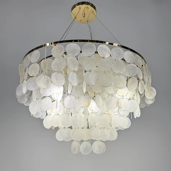 Люстра класична Line.F 1537 GD E14 золотий 3203_6449 - Фото 4