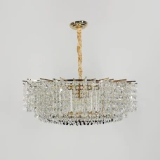 Line.F 567 E14 золотий 4047_7414. Люстра кришталева