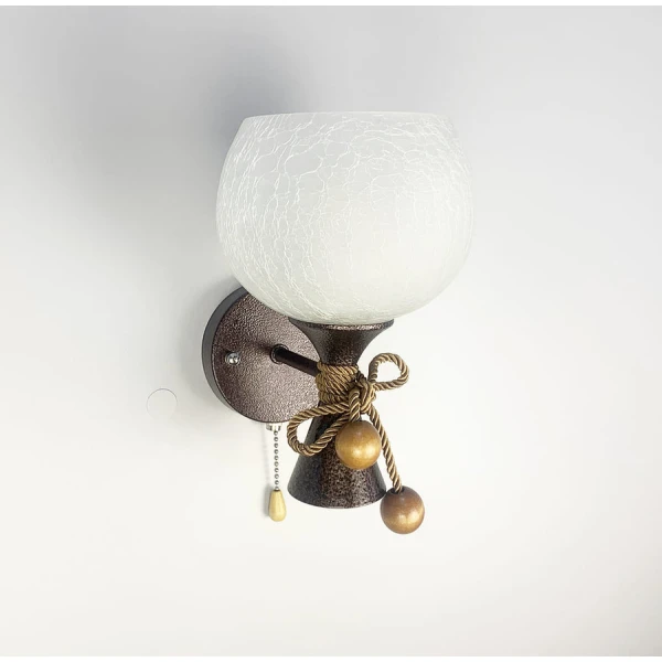 Настінний світильник (бра) Line.F E27 коричневий 1425_2152 - Фото 1