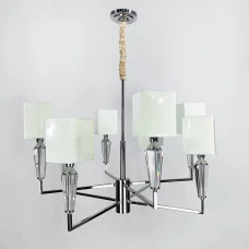 Line.F AT 30/8 E14 сірий (хром) 2887_6037. Класична люстра