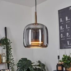 Line.F 9Вт 3000–4500–6000K латунний 1697_2544. Люстра підвісна