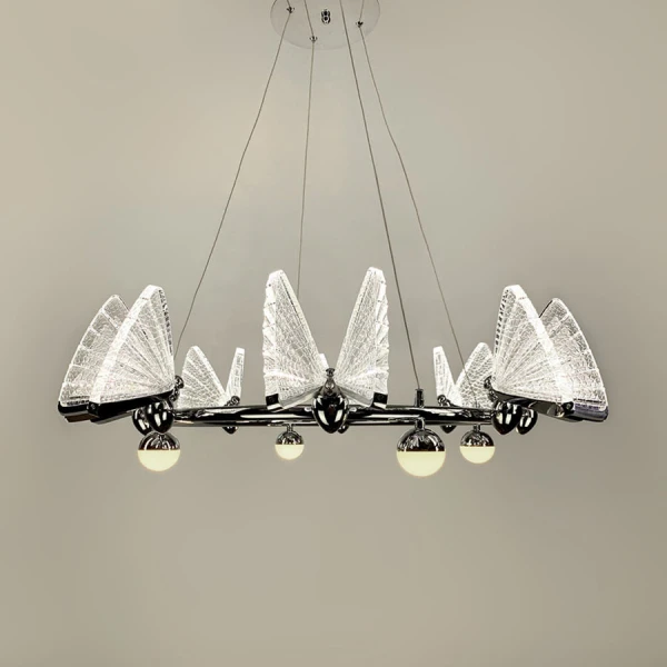 Сучасна люстра Line.F CA 02 CR 50Вт 4000K сірий (хром) 89_112 - Фото 4