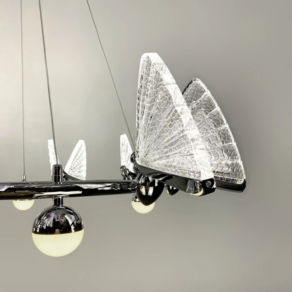 Сучасна люстра Line.F CA 02 CR 50Вт 4000K сірий (хром) 89_112 - Фото 2