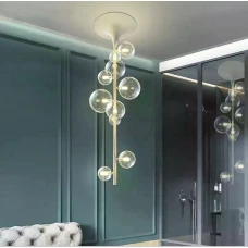 Line.F G9 білий 589_834. Люстра сучасна