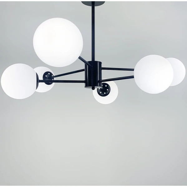 Сучасна люстра Line.F CD 111 BK E27 чорний 188_272 - Фото 3