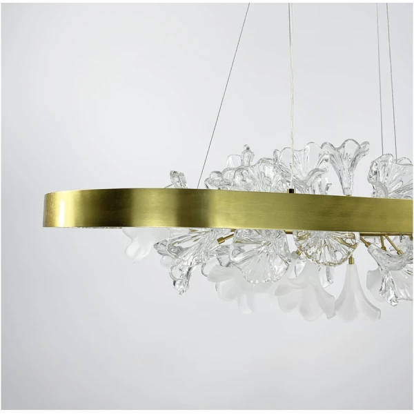 Видовжена люстра Line.F D 9001 36Вт латунний 428_610 - Фото 9