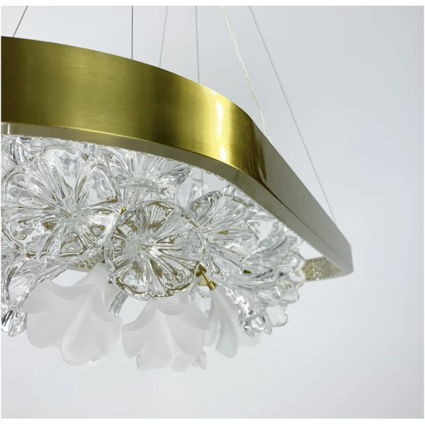 Видовжена люстра Line.F D 9001 36Вт латунний 428_610 - Фото 8