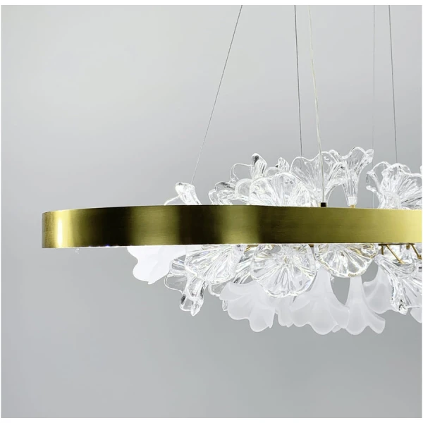 Видовжена люстра Line.F D 9001 36Вт латунний 428_610 - Фото 2