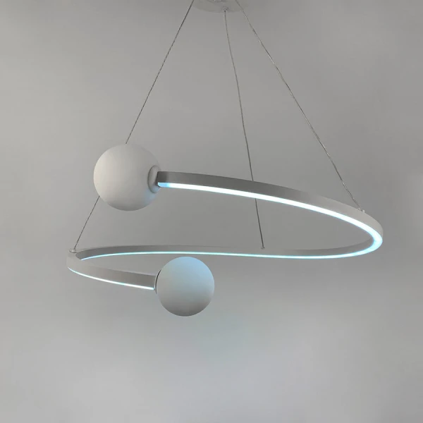 Підвісна люстра Line.F 901-600 WT G9;24Вт 3000–4500–6000K білий 2474_6661 - Фото 3