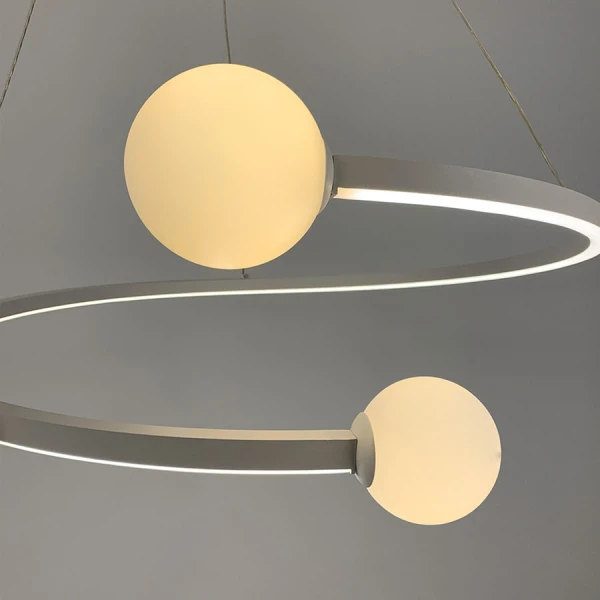 Підвісна люстра Line.F 901-600 WT G9;24Вт 3000–4500–6000K білий 2474_6661 - Фото 2