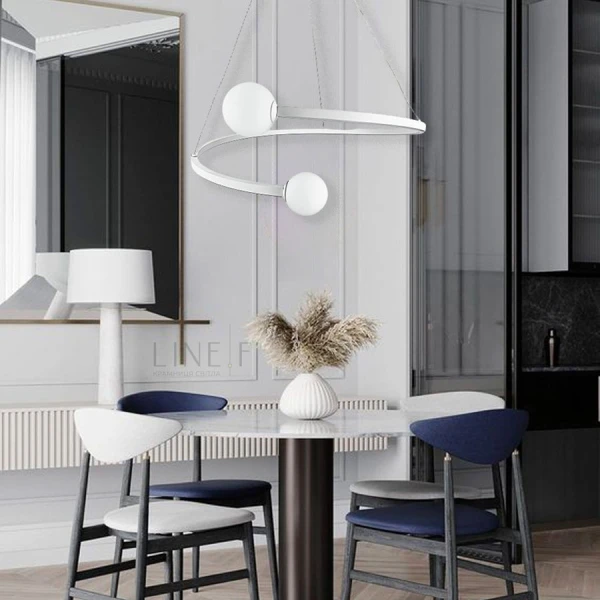 Підвісна люстра Line.F 901-600 WT G9;24Вт 3000–4500–6000K білий 2474_6661 - Фото 1