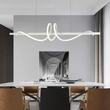 Line.F H 24L 69Вт 3000–4500–6000K білий 2457_4180. Люстра видовжена