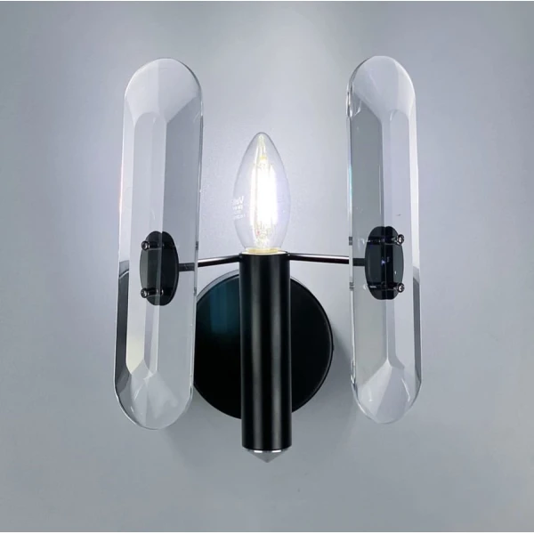 Бра свічка Line.F MD 2008 E14 чорний 594_841 - Фото 2