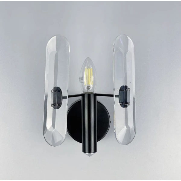 Бра свічка Line.F MD 2008 E14 чорний 594_841 - Фото 1