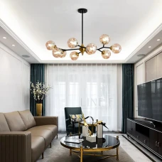 Line.F MD 8023 E27 чорний 3997_7363. Люстра сучасна