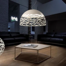 Line.F MJ 193 E27 білий 3696_7033. Світильник підвісний