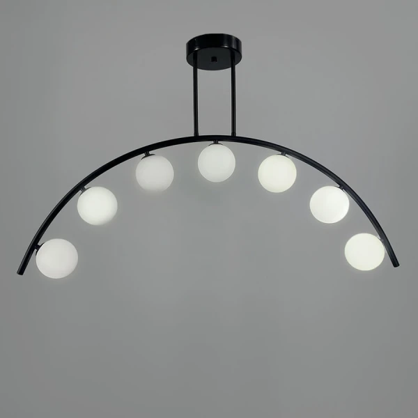 Сучасна люстра Line.F MJ 80 AB G9 чорний 2528_5584 - Фото 5