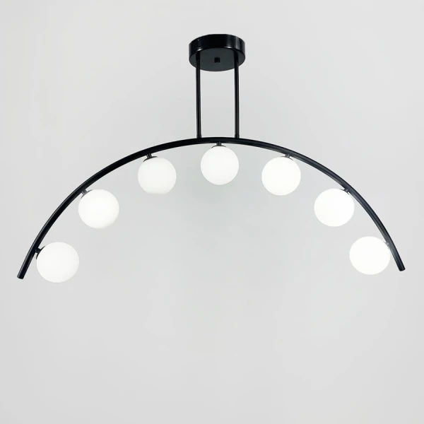 Сучасна люстра Line.F MJ 80 AB G9 чорний 2528_5584 - Фото 4