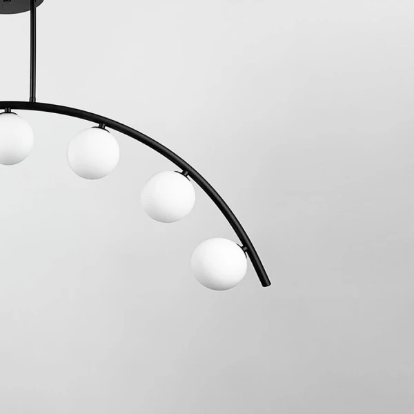 Сучасна люстра Line.F MJ 80 AB G9 чорний 2528_5584 - Фото 3