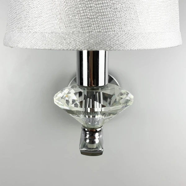 Настінний світильник (бра) Line.F E14 сірий (хром) 2962_6121 - Фото 3