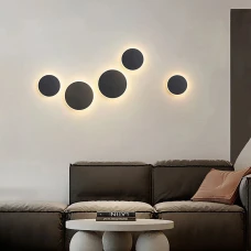 Line.F W 20G 5Вт 3000K чорний 3630_6955. Настінний світильник