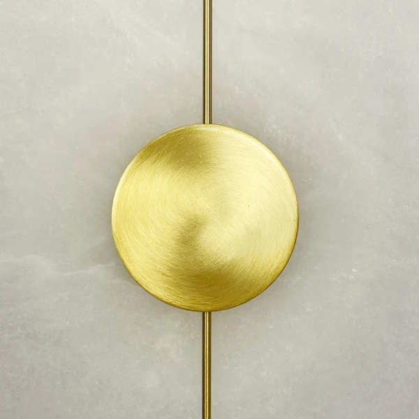 Настінний світильник (бра) Line.F W 37G 5Вт 4000K латунний 3461_6771 - Фото 8