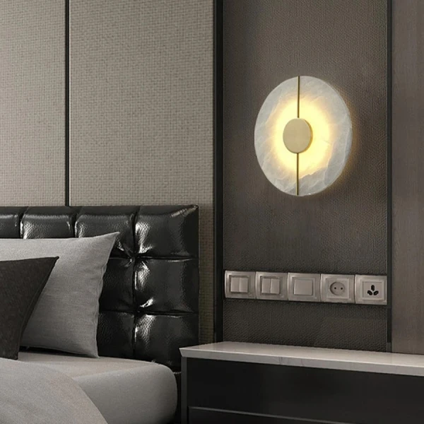 Настінний світильник (бра) Line.F W 37G 5Вт 4000K латунний 3461_6771 - Фото 4