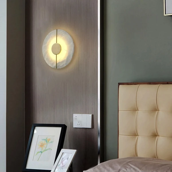 Настінний світильник (бра) Line.F W 37G 5Вт 4000K латунний 3461_6771 - Фото 3