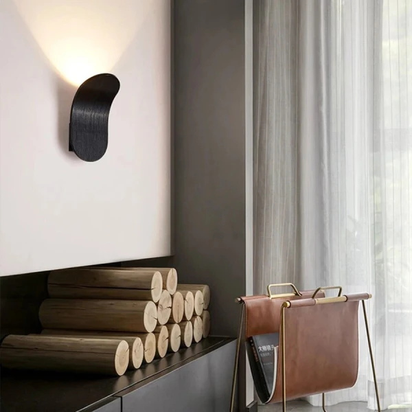 Настінний світильник (бра) Line.F WB 7/1 5Вт 3000K чорний 2616_5705 - Фото 4