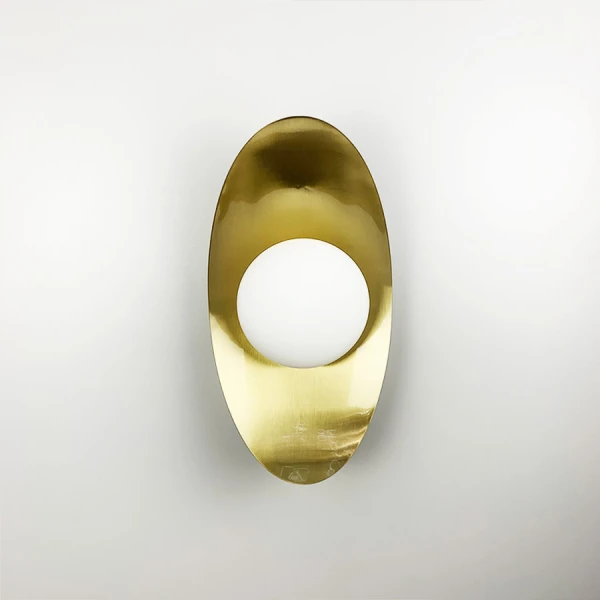 Настінний світильник (бра) Line.F G9 латунний 2994_6167 - Фото 7