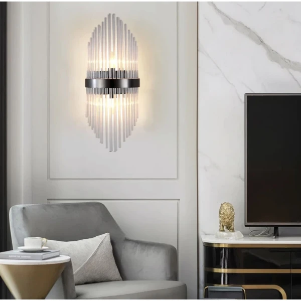 Настінний світильник (бра) Line.F J 881 BK E14 чорний 1137_1761 - Фото 1