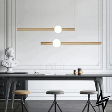 Line.F YG 517 AB 7Вт 3000–4500–6000K латунний 4022_7388. Світильник підвісний