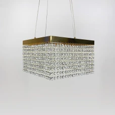 Line.F 2802 GD 48,5Вт 3500K золотий 2298_3622. Люстра кришталева