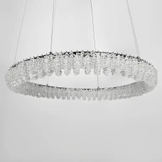 Line.F 33038 80Вт 3000–4500–6000K сірий (хром) 4078_7445. Люстра кришталева