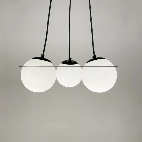 Сучасна люстра Line.F 921 E27 чорний 3944_7307 - Фото 6